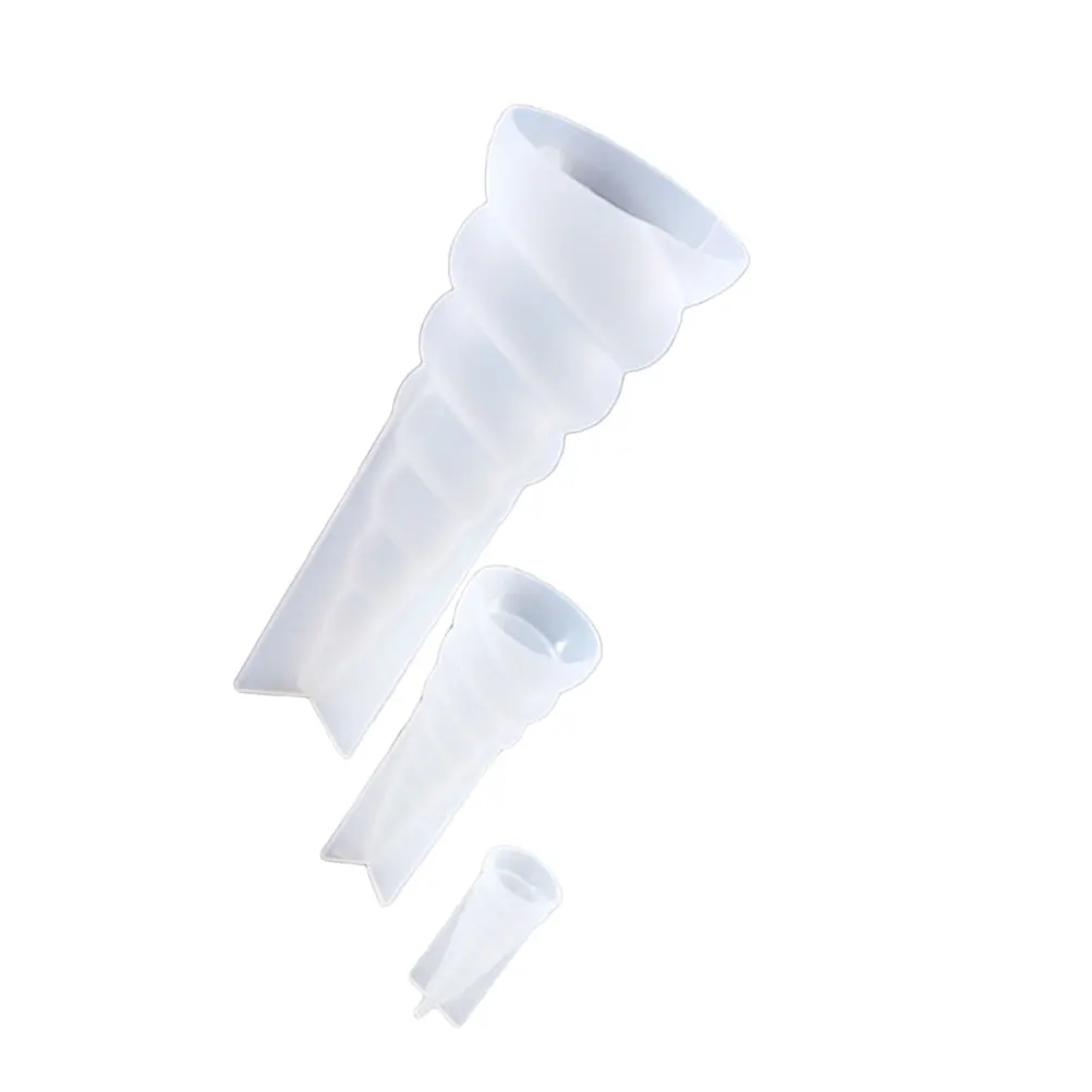 

3pcs Unicorn Horn Mold Silicone Epoxy DIY Craft Kids Ornament Wicker Handmade Durable Flexible Easy Clean Portable