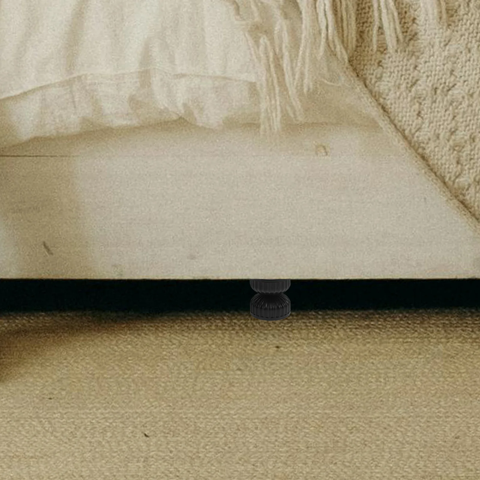 

4Pcs Bed Anti Shake Tool Adjustable Headboard Stabilizer Wall Stopper Bed Frame Support Accessories Headboard Stoppers for Wall