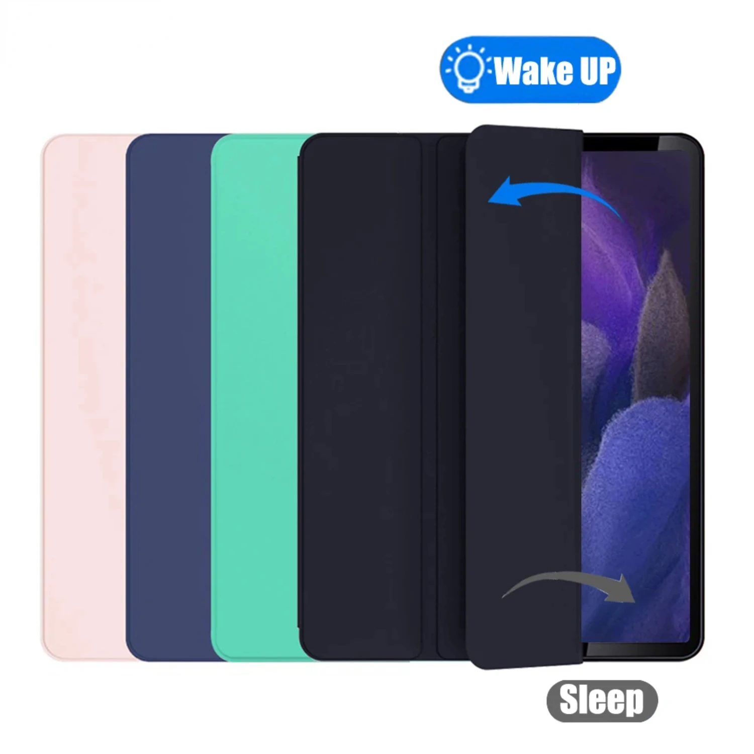 Case    Tab A 8.0 9.7 10.1 10.5 A7 Lite A8 S6 Lite S2 8.0 9.7 S5E Smart wake  sleep PU Leather Tablet Cover