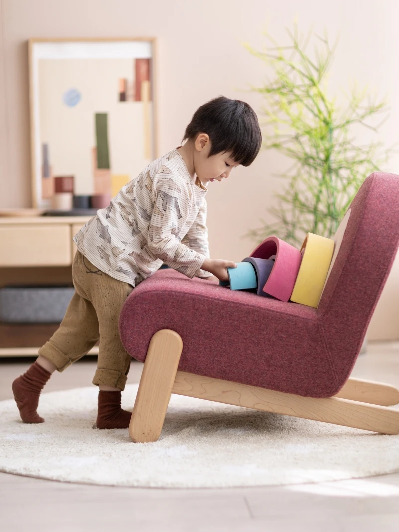 أريكة قوس قزح بتصميم أصلي من الصوف الخالص الدنماركي أفكار أريكة للأطفال
