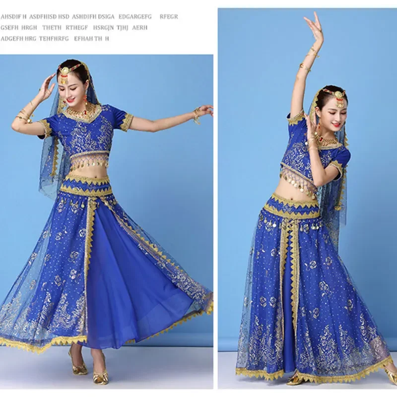 مجموعة أزياء الرقص الشرقي للأميرة البالغة للسيدات للمهرجانات العربية ملابس رقص بوليوود الهندية للهالوين ملابس تنكرية للهالوين