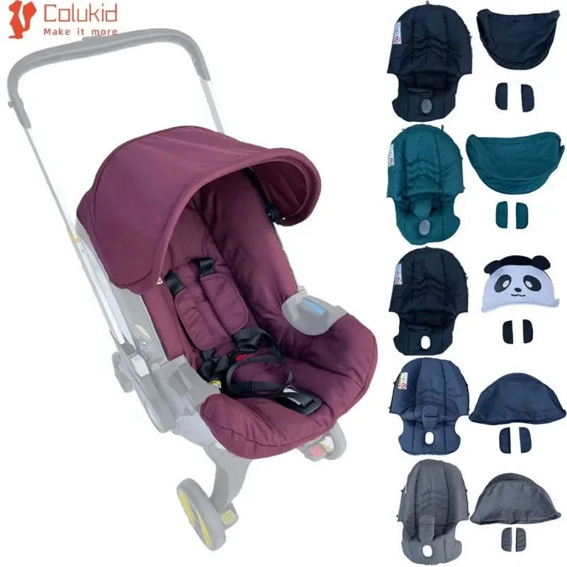 Baby Stroller 4 in 1 High Landscape Stroller for Newborns Infant Trolley Wagon Portable Baby Carriage with Base Baby Car Seat