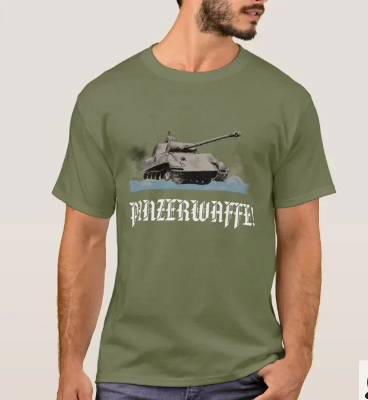 Panzerwaffe Wehrmacht Panzer Tank T-Shirt. Summer Cotton Short Sleeve O-Neck Mens T Shirt New S-3XL