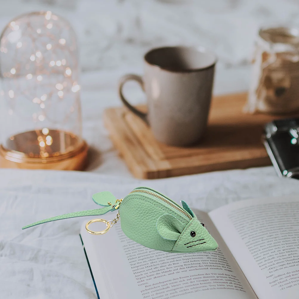 Small Mouse Coin Purse Cute Woman Change Purse Lovely Mini Wallet Small Zipper Portable Coin Wallet Card Holder