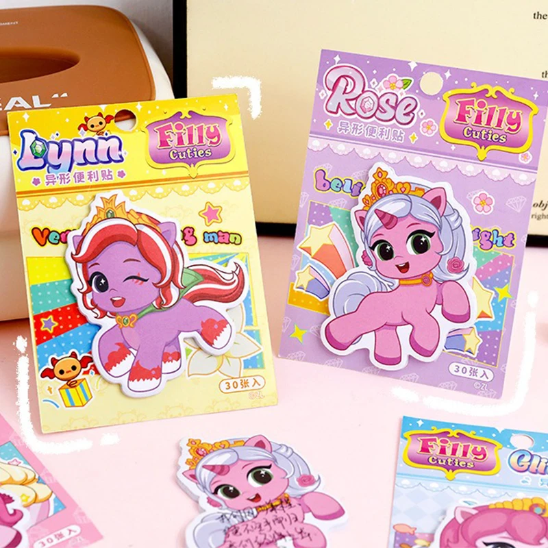 My Little Pony Cute Cartoon Notepad Post-it Creative Alien N Times Stick Hand Tent Decorative Materials Children Love Gifts