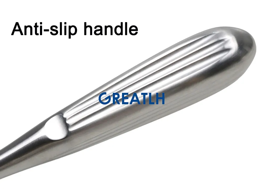 Edelstahl-Knochenlöffel 230mm Länge Orthopädisches Chirurgisches Instrument – Detail 5