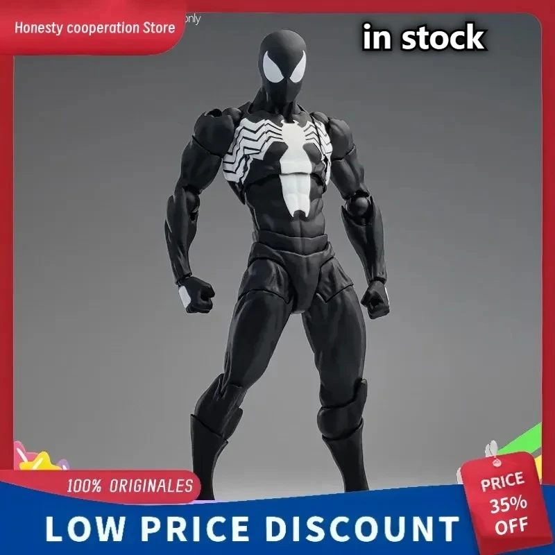 

16cm MESS TOYS The Black Neighbor Symbiotic Spider-Man Black Venom Suit Joint Action Figures Collect Desktop Ornaments Boy Gift