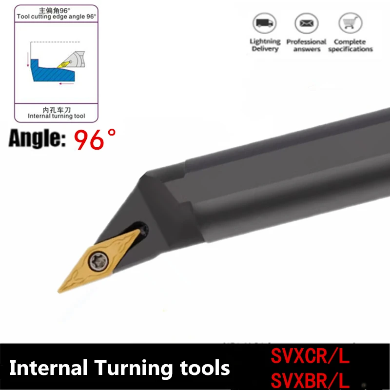 SVXCR16 SVXBR16 S16Q S25S SVXBR11 SVXBL11 SVXCR11 SVXCL11 Carbide Inserts Shank Turning Tool Holder CNC Lathe Cutter Boring Bar