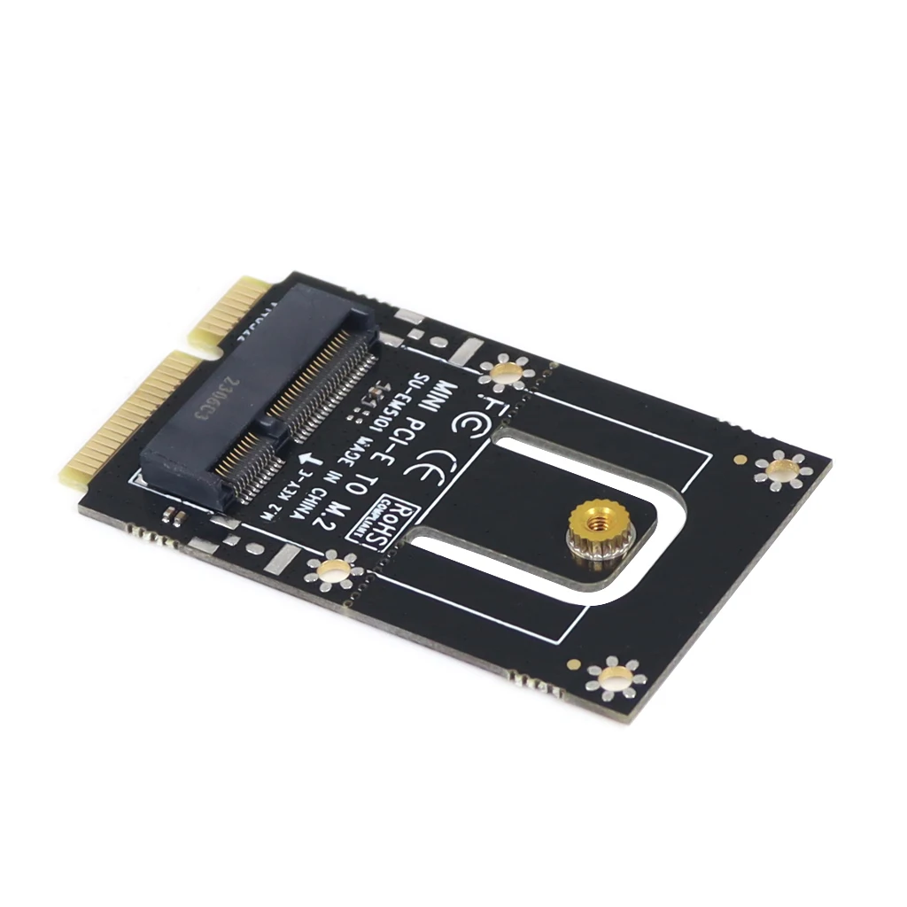 XT-XINTE A+E Key M.2 NGFF To Mini PCI-E Wireless WIFI Compatible-Bluetooth Module m2 NGFF to mPCIE Adapter Card Converter for PC