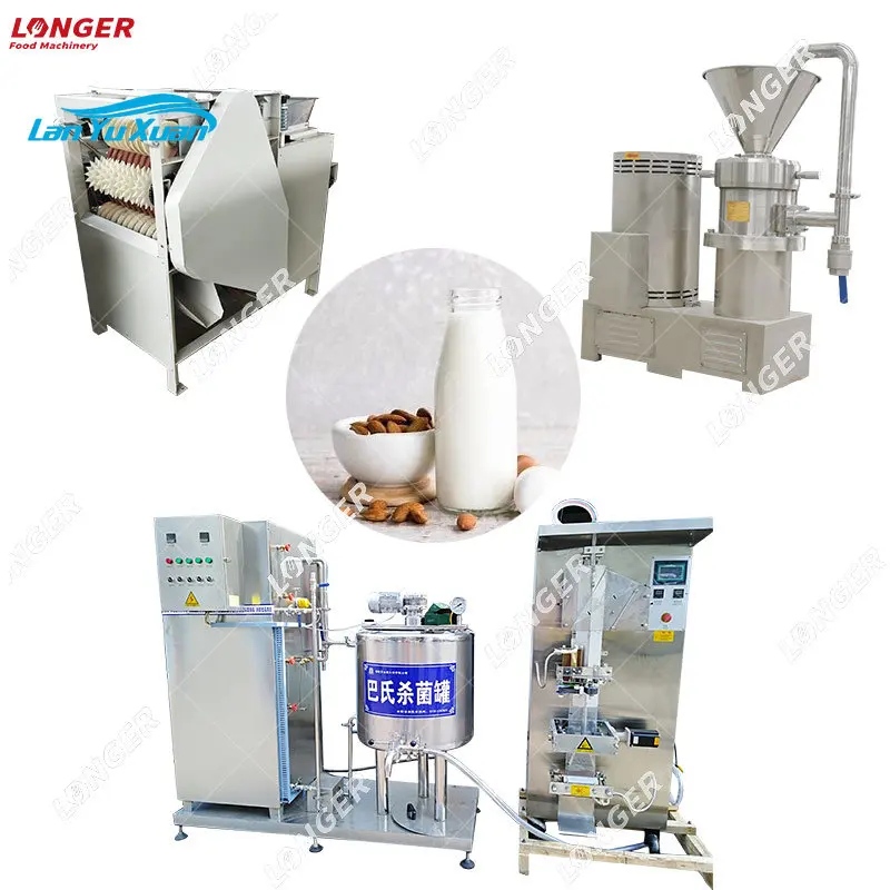 4kw Almond Milk Maker Soy Sauce Colloid Mill Almond Milk Making Machine