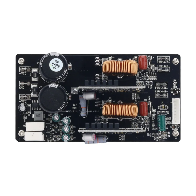 

UCD 2x500W Class D Two Channel Amplifier Board Power Amp Board with FFC Cable