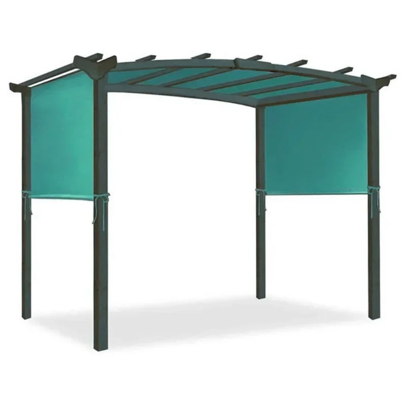 6.5 x 16.5 ft Polyester Rain Block Retractable Pergola Canopy Shade Replacement Fabric Cover Without Frame Custom Size/Color