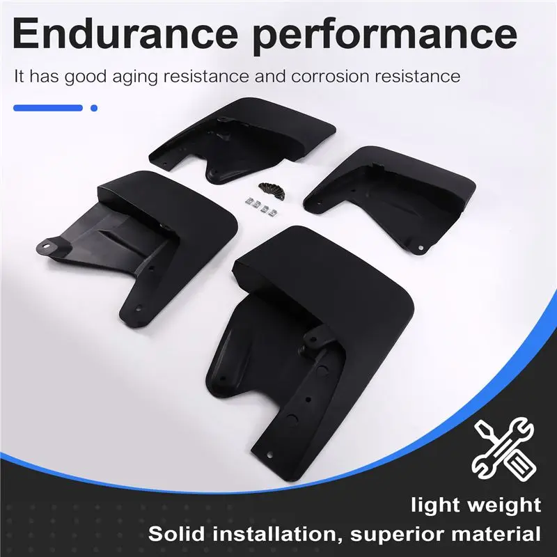 M49K-Car Accessories For Toyota Sequoia 2023-2025 4Pcs Mudguards Mud-Fender Splash Guards Mud Flap