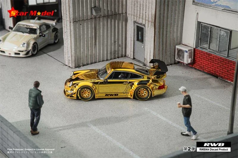 Modello stella 1:64 Rauh-Welt RWB GT modello di auto pressofuso elettrolitico