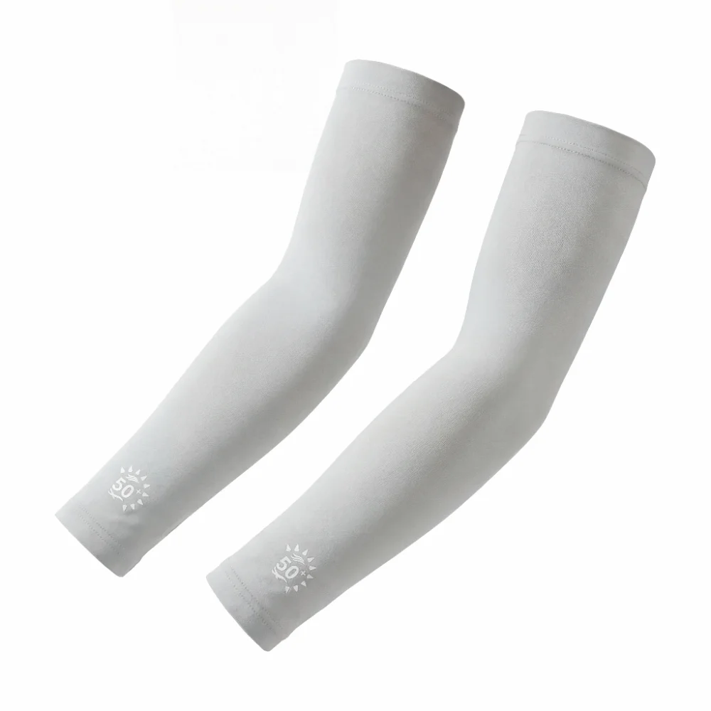 

Loose Songkran Festival Ice Silk Sleeves Lightweight Cooling Effect Sun Protection Sleeves Elastic Fabric Polyester