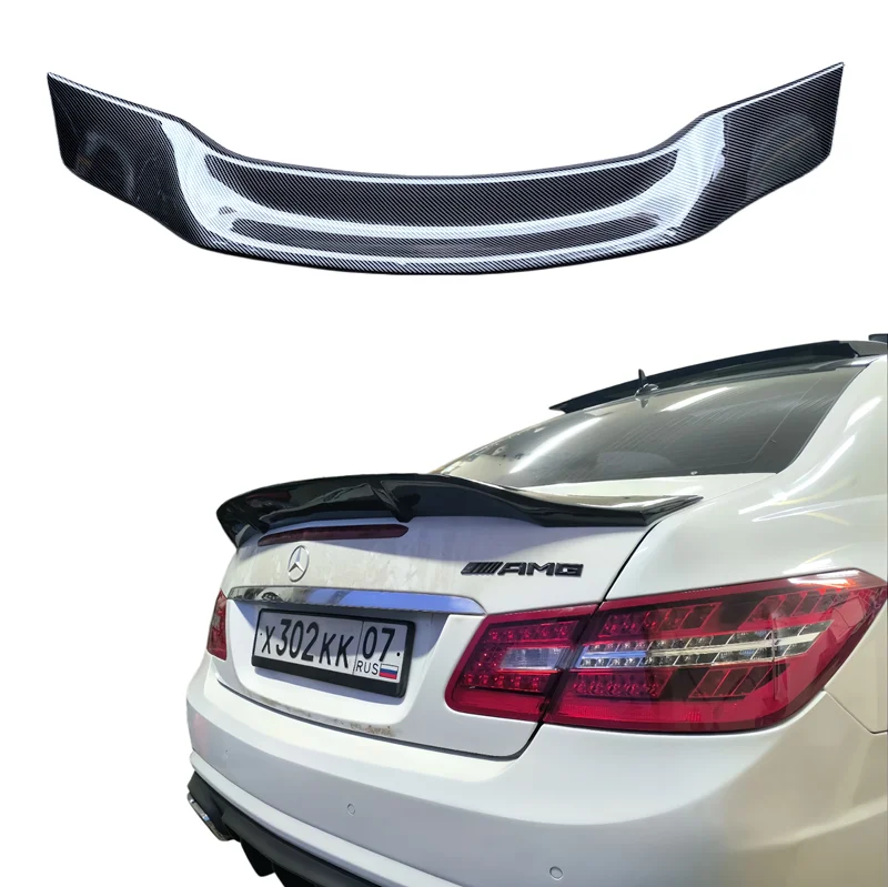 Für Mercedes Benz E-Klasse W207 R Style 2008 bis 2017 Hochwertiger ABS Auto-Heckklappenspoiler Exterieur-Tuning-Zubehör