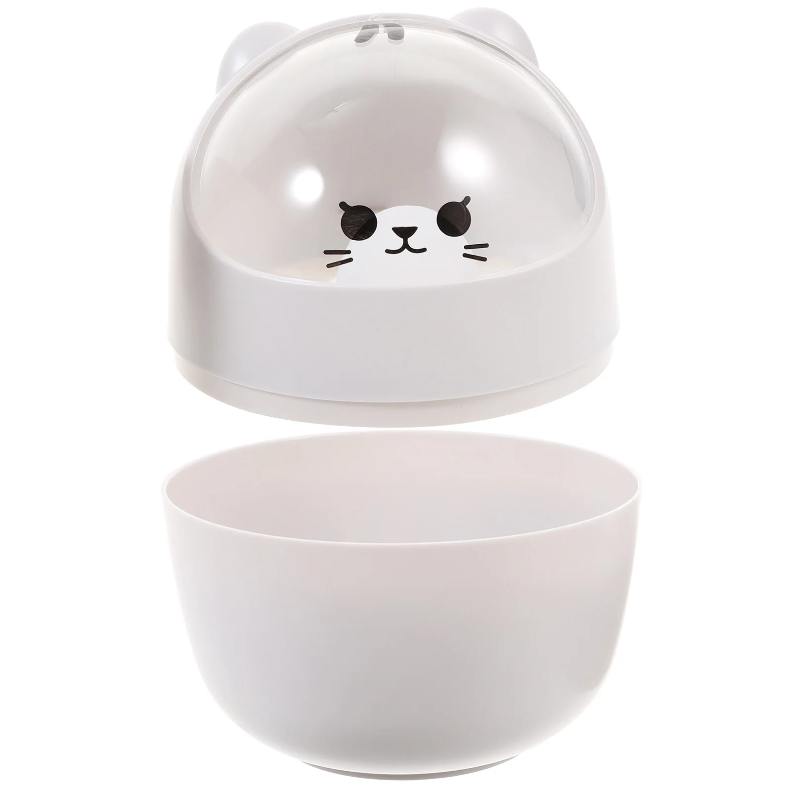 

1 шт. мини-мусорный бак с милым животным дизайном, настольное мусорное ведро для офиса, кухни, спальни, ванной комнаты, пластиковый контейнер для мусора