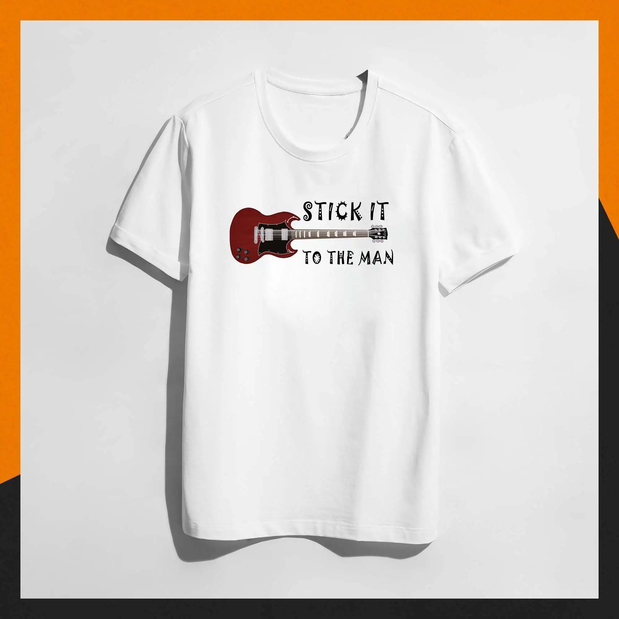 Stick It to the Man T Shirt School of Rock Musical Horace Green Music DepT Theatre Geek Stocking Stuffer