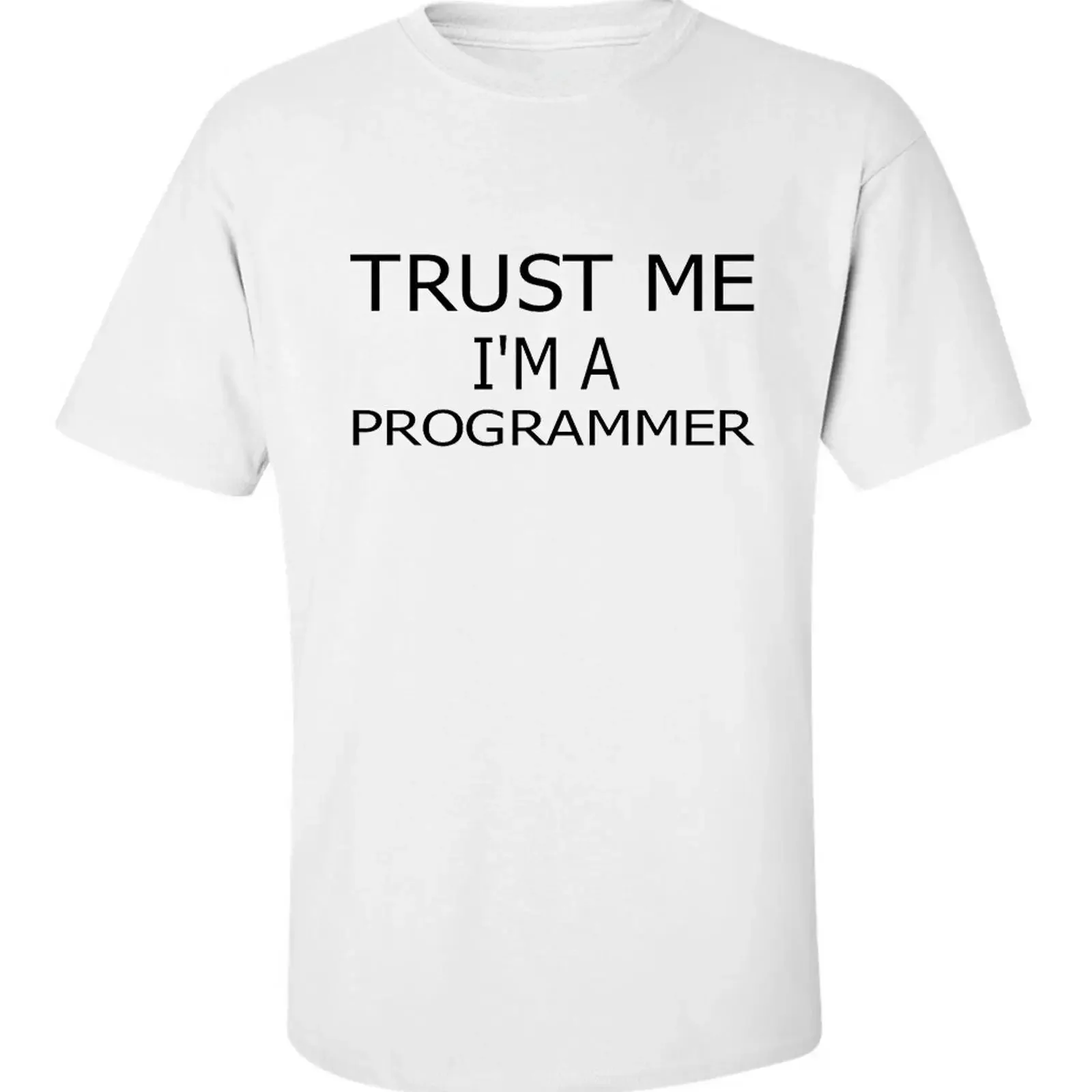 Trust Me I Am Programmer Geek Nerd Men's Cotton T shirt Top vintage Washed Top For Everyday Wear Casual Comfortable Versatile