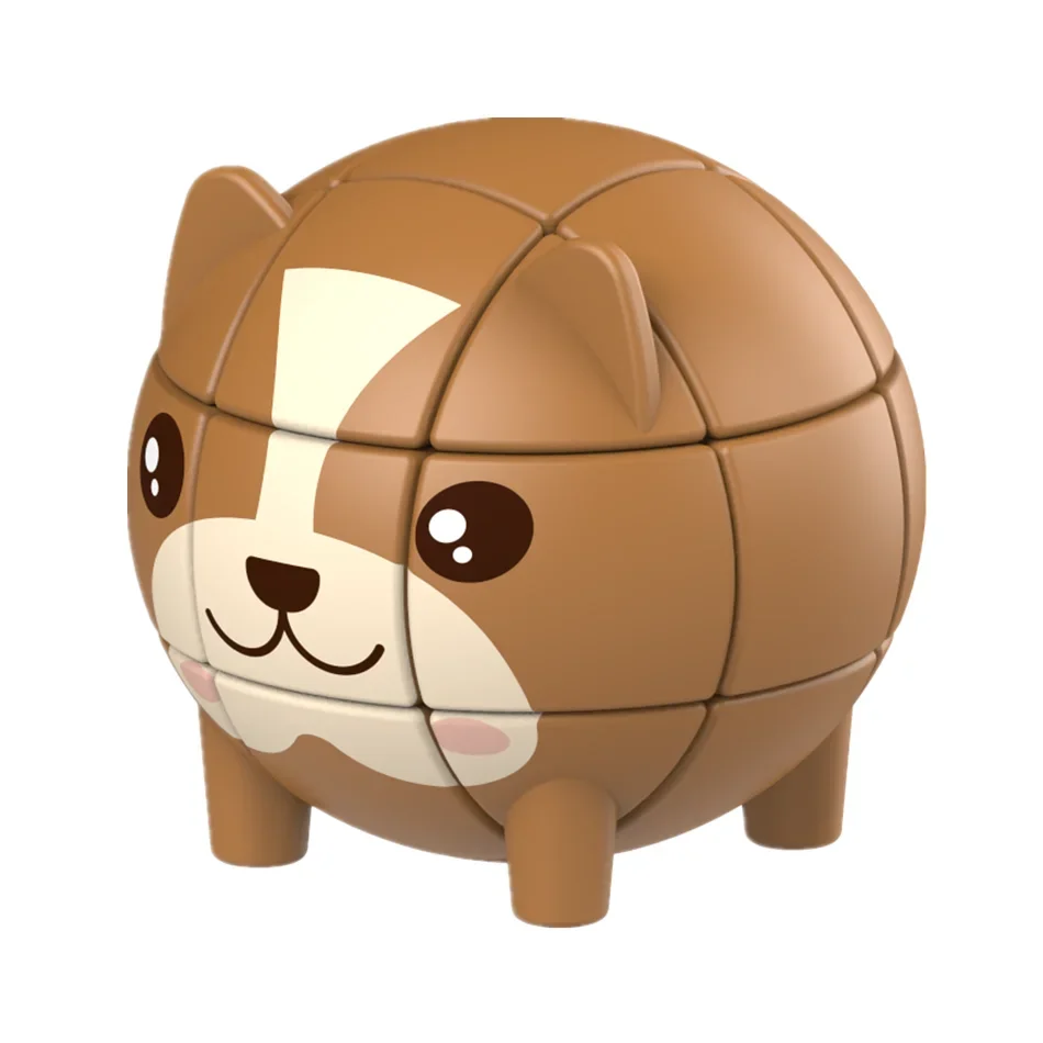 جميل ثلاثية الأبعاد الكرتون الحيوان تصميم 3x3 متعة الإبداعية المكعب السحري زخرفة 3x3x3 لغز كوبو ماجيكو مكعبات عيد ميلاد أفضل الهدايا للأطفال