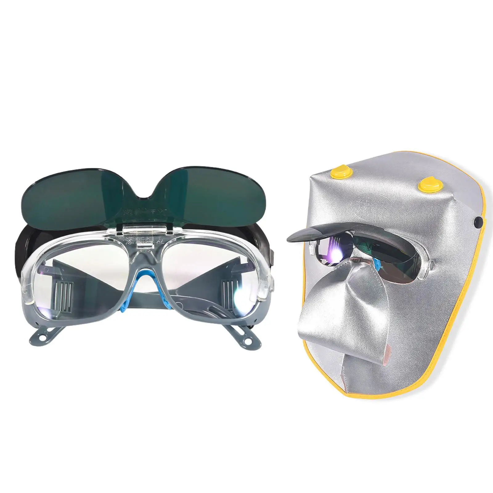 Welding Glasses, Welding Goggles, Protective Welder Protective Gear Anti Scratch Eye Mask Safe Glasses for Soldering Torching