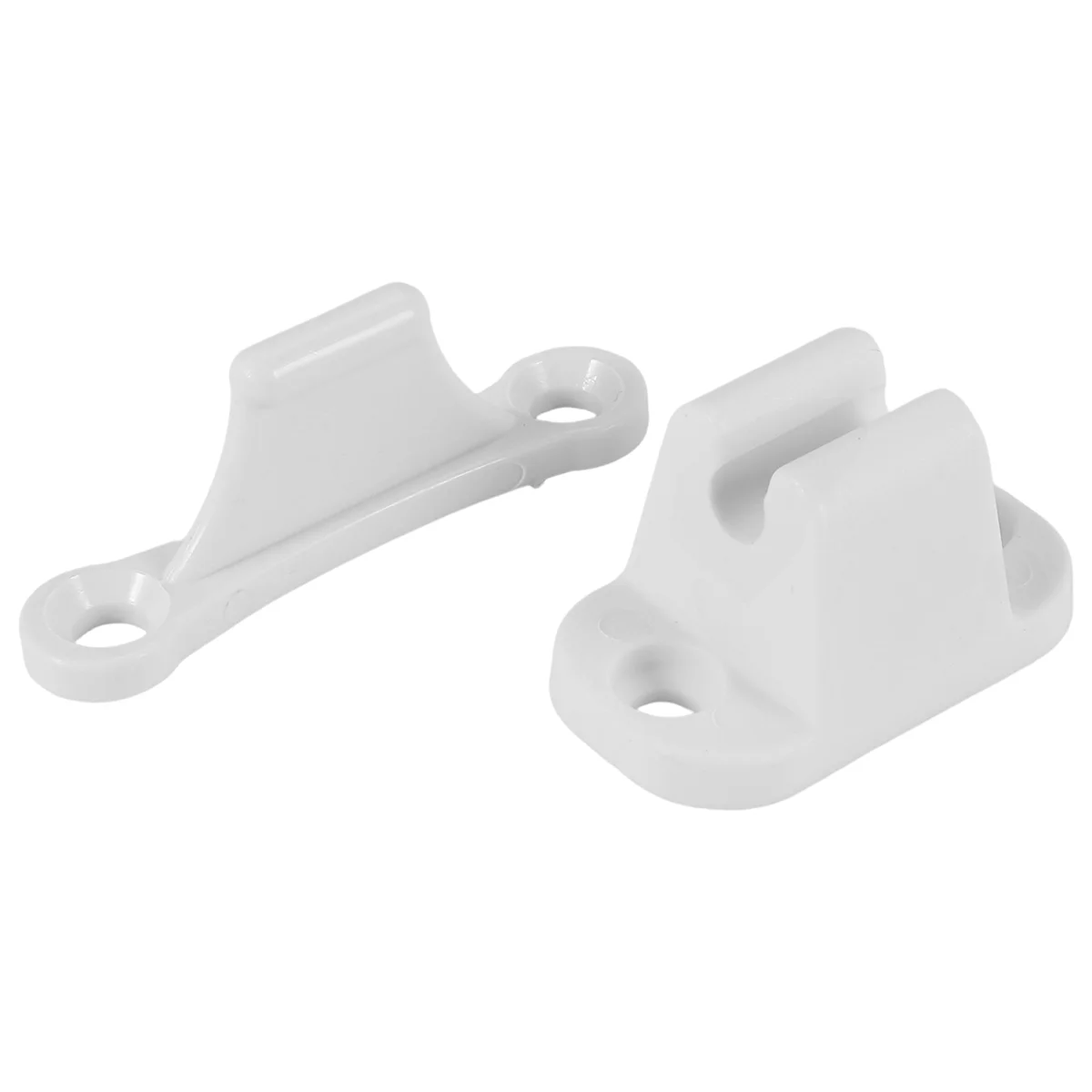 T-forma porta retainer kit, porta parar, retenção captura trava para RV caravana, barco, suporte, branco