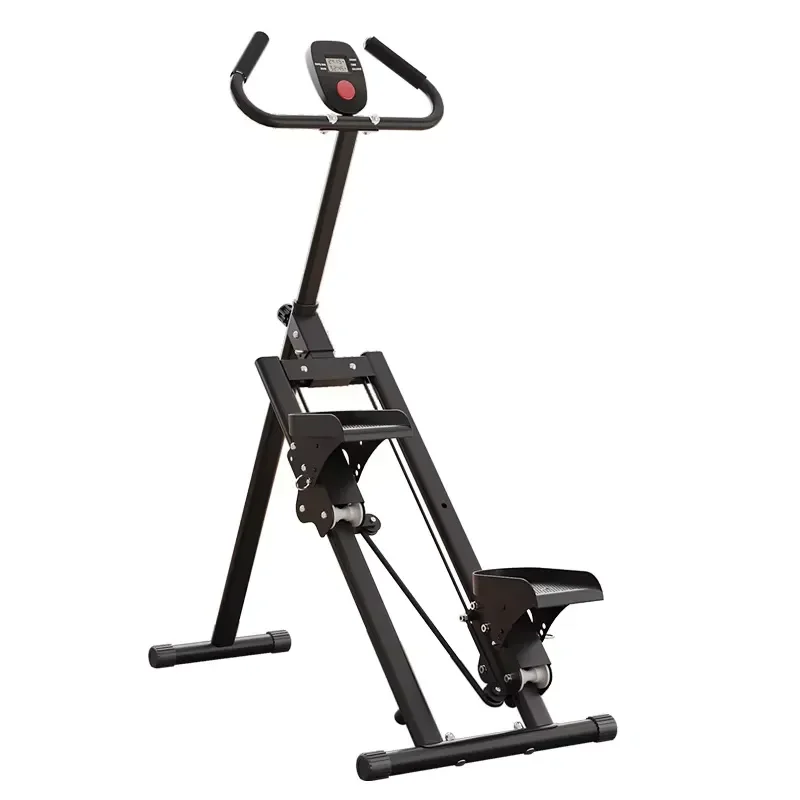 New Version Home Gym Fitness Vertical Stair Climber Metal Mountaineer Workout Machine with Handle for Cardio Exercise
