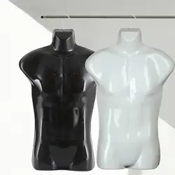Maniquí torso medio cuerpo con gancho para exhibir pijamas y chaquetas