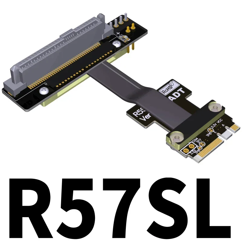 

M.2 WiFi to U.2 NVMe Extension Cable u.2 NVME SSD Card to m.2 A.E. slot extension riser cable