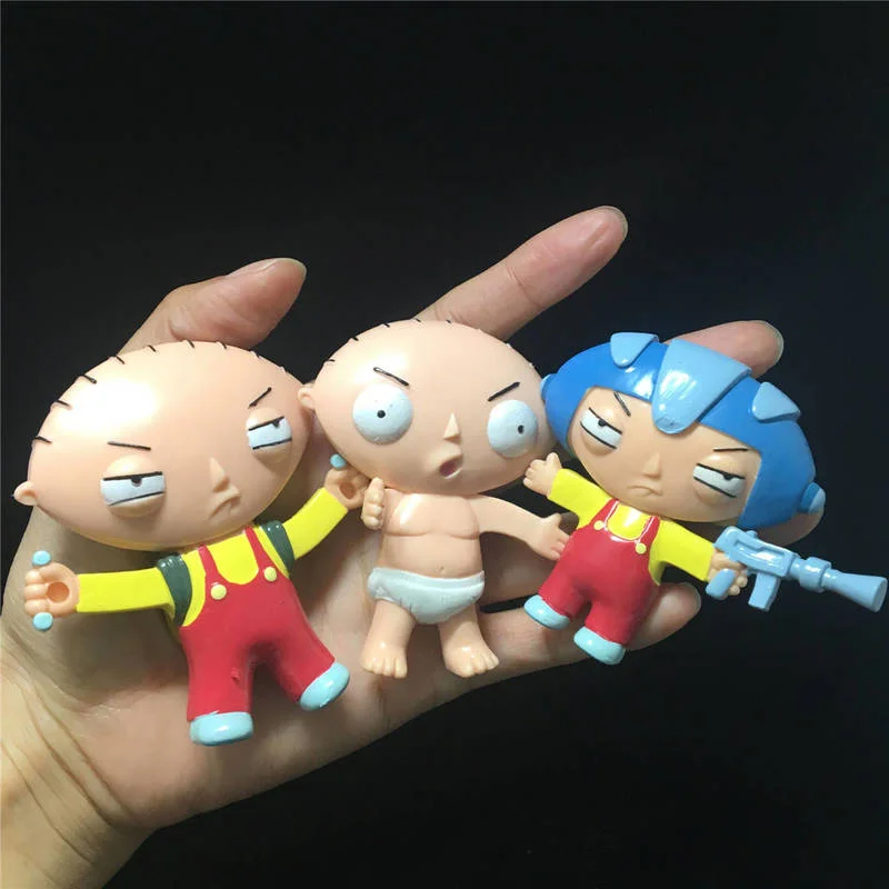 

6-7cm Genuine Classics Familys Guy Wire Sculptures Dolls Ornaments Anime Figure Toys for Boys Baby Kids Gift