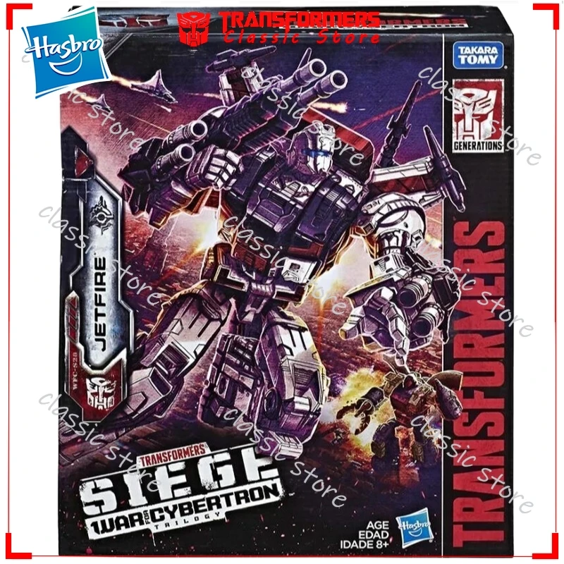 متوفر في المخزون ألعاب المحولات الكلاسيكية لـ Cybertron: Siege WFC-S28 Jetfire Autobots شخصيات الحركة هدايا قابلة للجمع