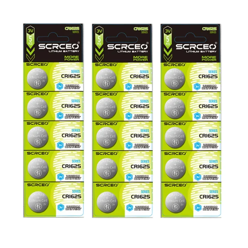 Laris 5-50 Buah Baterai Lithium CR1625 3V Baterai Sel Koin Tahan Lama untuk Jam Tangan Kunci Fob Monitor Glukosa Jarak Jauh Mobil