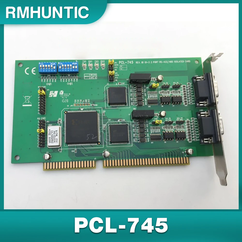 

2-Port RS-422/485 ISA Serial Card Communication Card For Advantech PCL-745 REV.B1