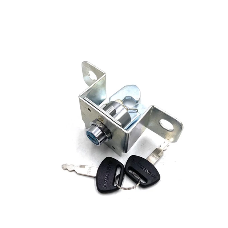 

For Sumitomo SH60/75/80 engine rear cover lock, Keith trunk lock, hood lock, side door lock, excavator accessories