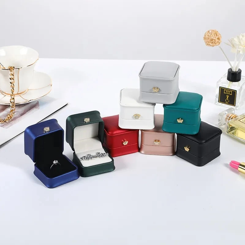 Wholesale Price Luxury Custom Logo Blessing Birthdays Festivals Anniversary Wedding Christmas Gift Rng Box Jewelry Box Set