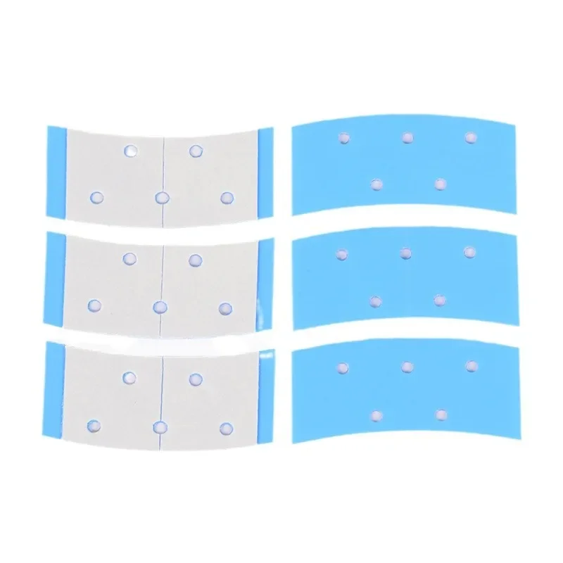 30 قطعة شريط ووكر منحني على الوجهين شريط تثبيت فائق نظام الشعر شريط عقد غراء الترابط لنظام الدانتيل للصالون والشعر المستعار للرجال