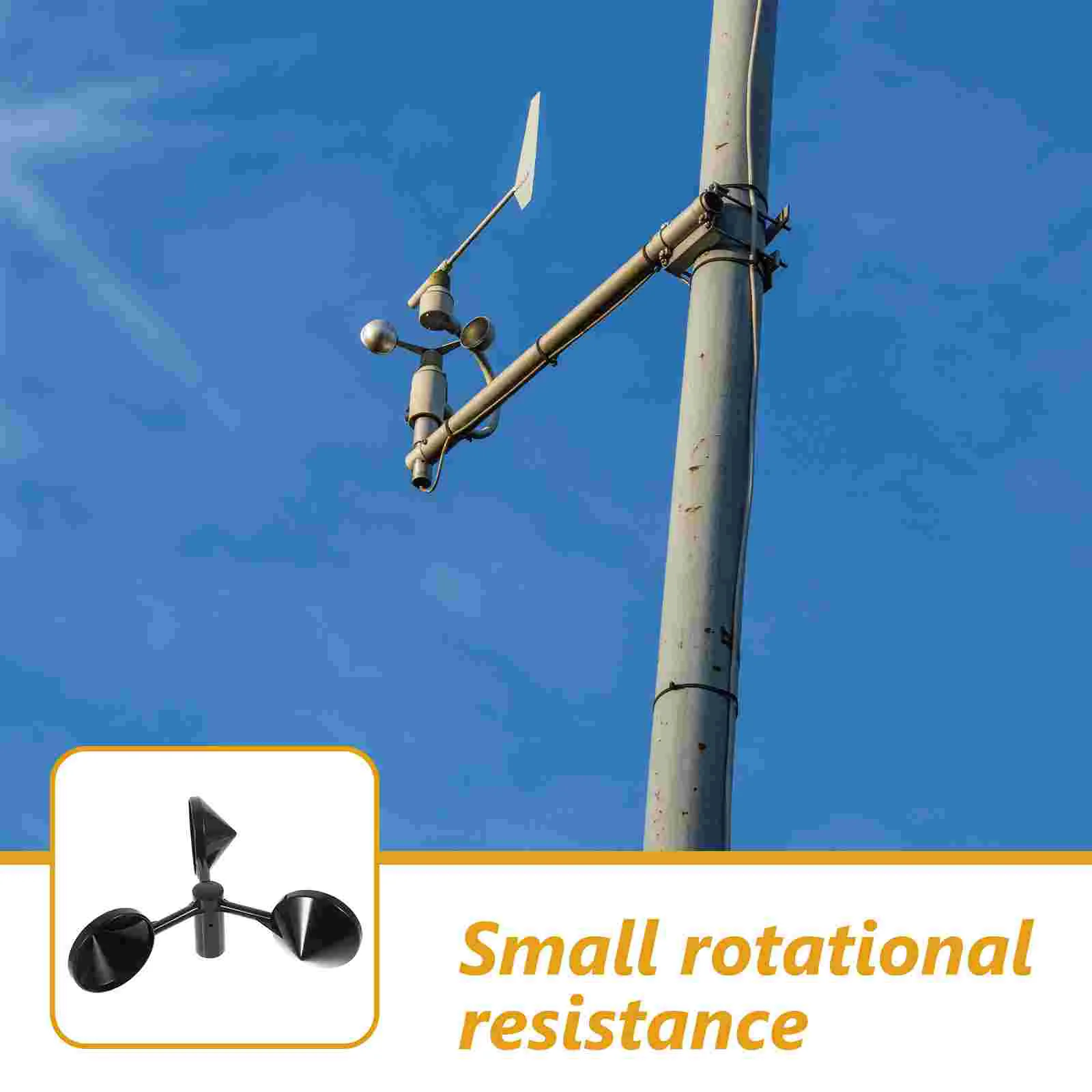 Anemometer Wind Cup Sensor Speed Air Flowing Replacement Speeds Major Measurement