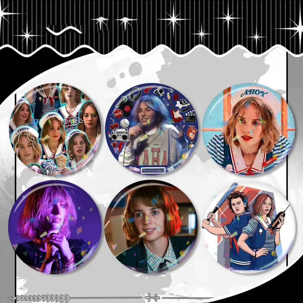 

For Maya Hawke Laser Badge Creative Pins Brooch for Bag Clothes Hat Decor Gifts Fans Collect