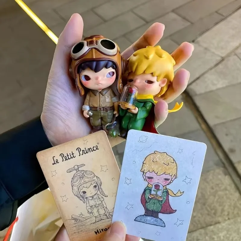 New Genuine Hirono×Le Petit Prince Series Anime Figures Cute Aviator Collectible Toys King Model Figures Room Xmas Gift ﻿ ﻿ ﻿ ﻿