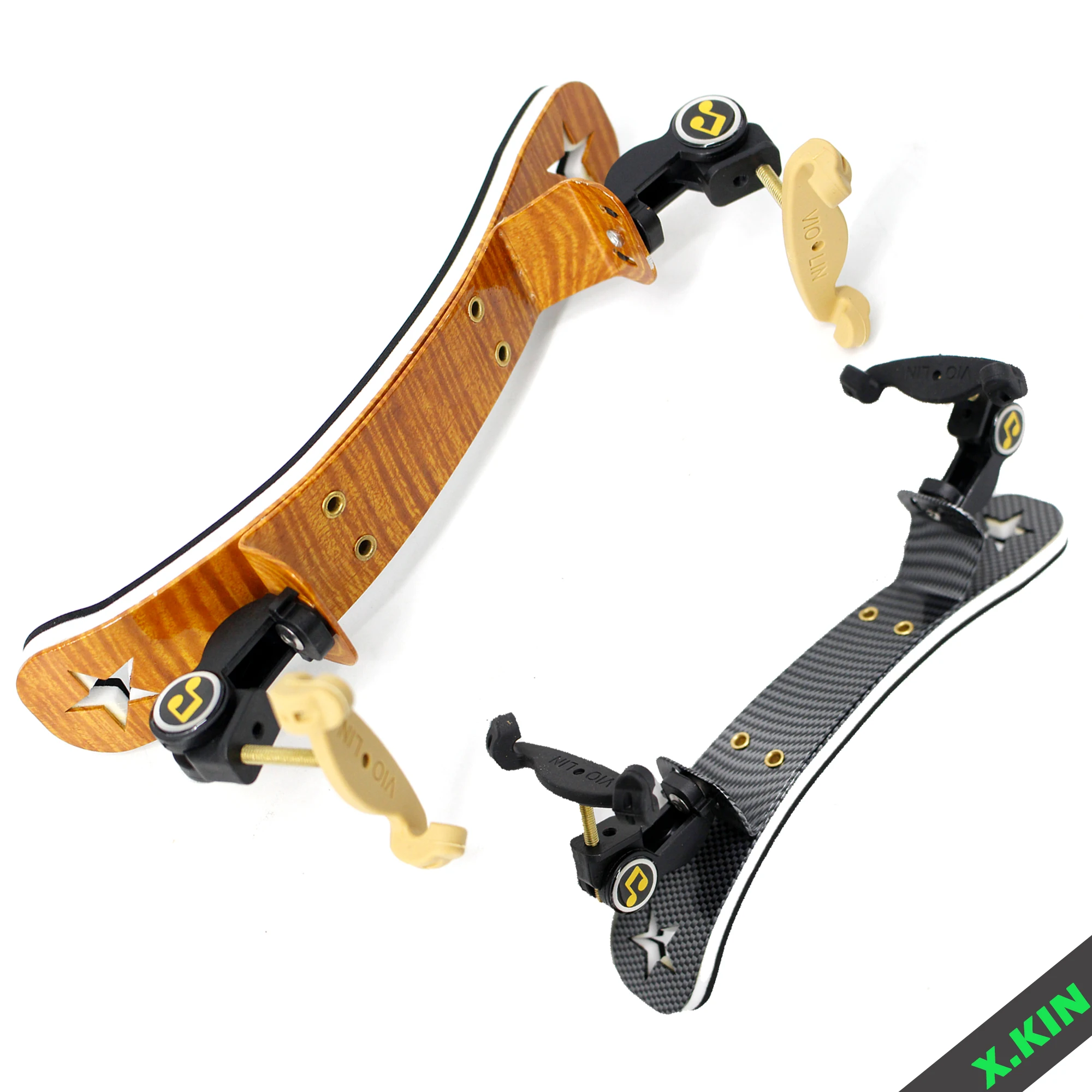 

Violin Shoulder Rest 3/4-4/4 Violin Aluminum Shoulder Rest Adjustable Height High Quality Plucked Instruments Accessories