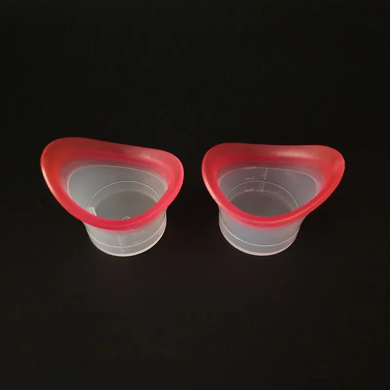 2pcs Eyewash Cup Silicone Resuable Soft Eye Bath Cup Eye Wash Cup for Elderly Women Men Children