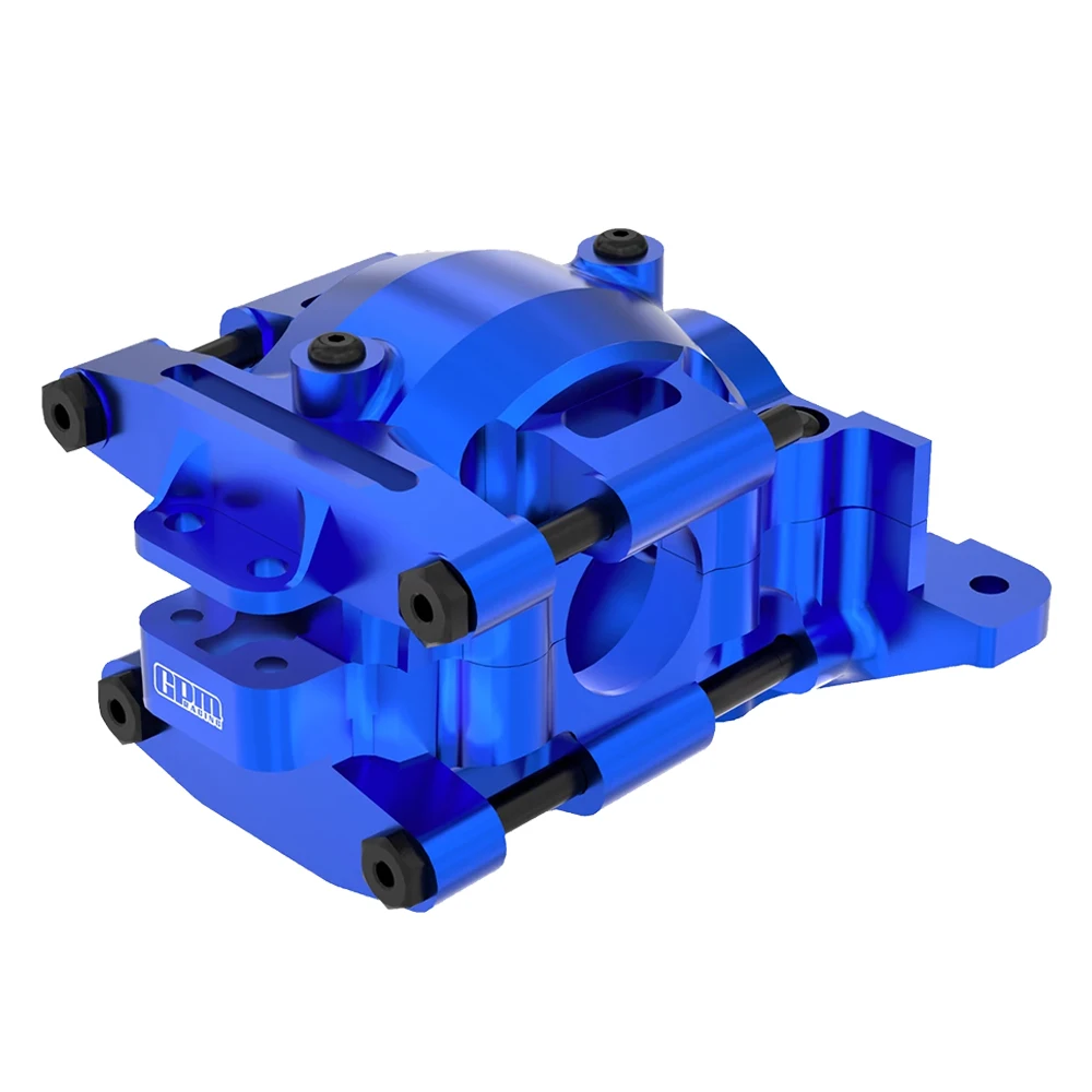 GPM para TRAXXAS Mini Maxx 107154 -1 MONSTER TRUCK RC Car Metal 7075 aleación de aluminio cubierta de engranaje de mamparo superior inferior trasero 10729