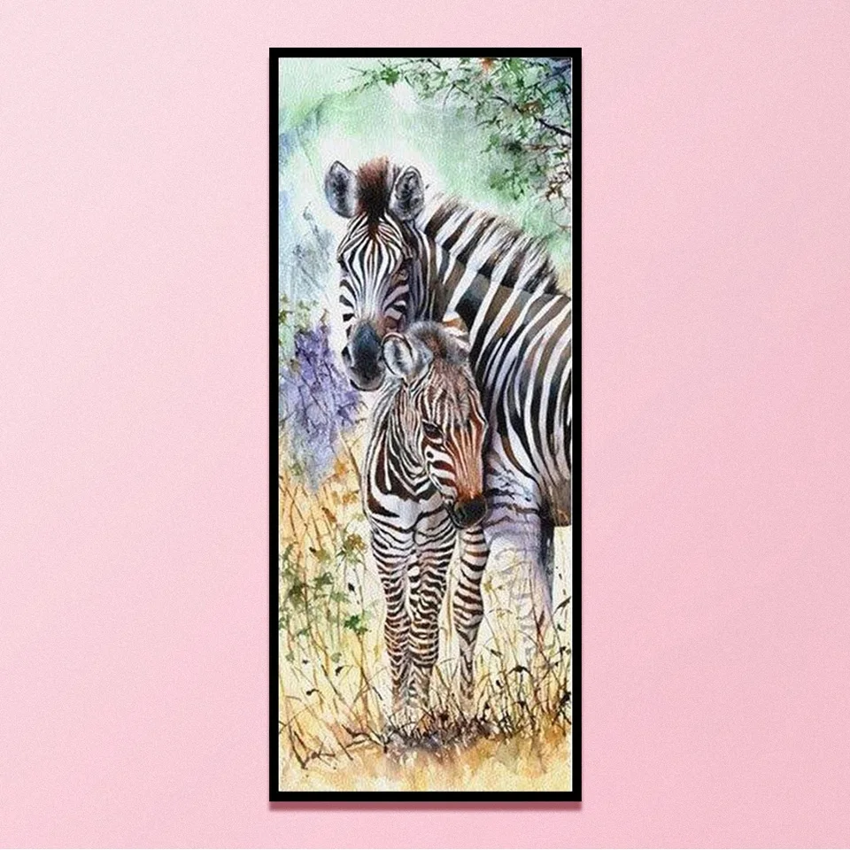 Pittura diamante Zebra Animale Kit punto croce Diamante Mosaico Giraffa Immagine Ricamo Pieno quadrato rotondo Artigianato