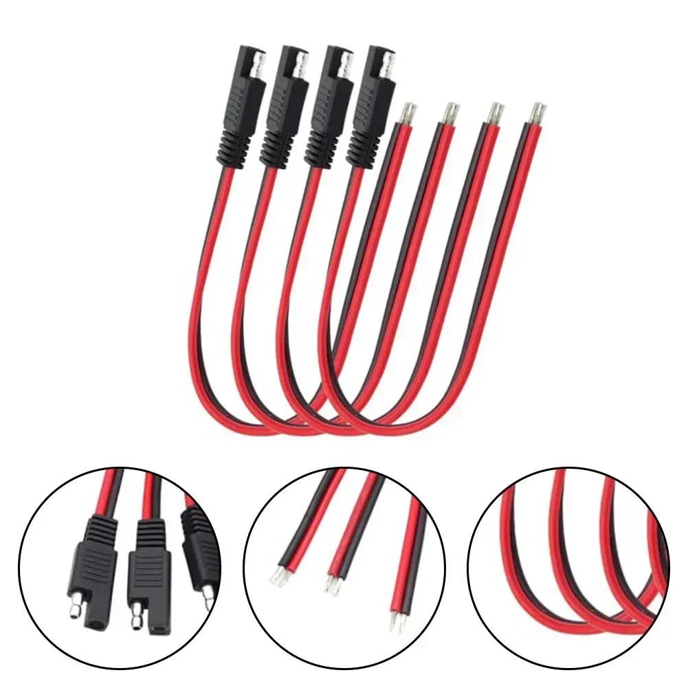4pcs 1 Feet 14AWG SAE Connector Quick Disconnect Plug Extension Cable For Automotive RV Electrical Equipment Accessories ﻿