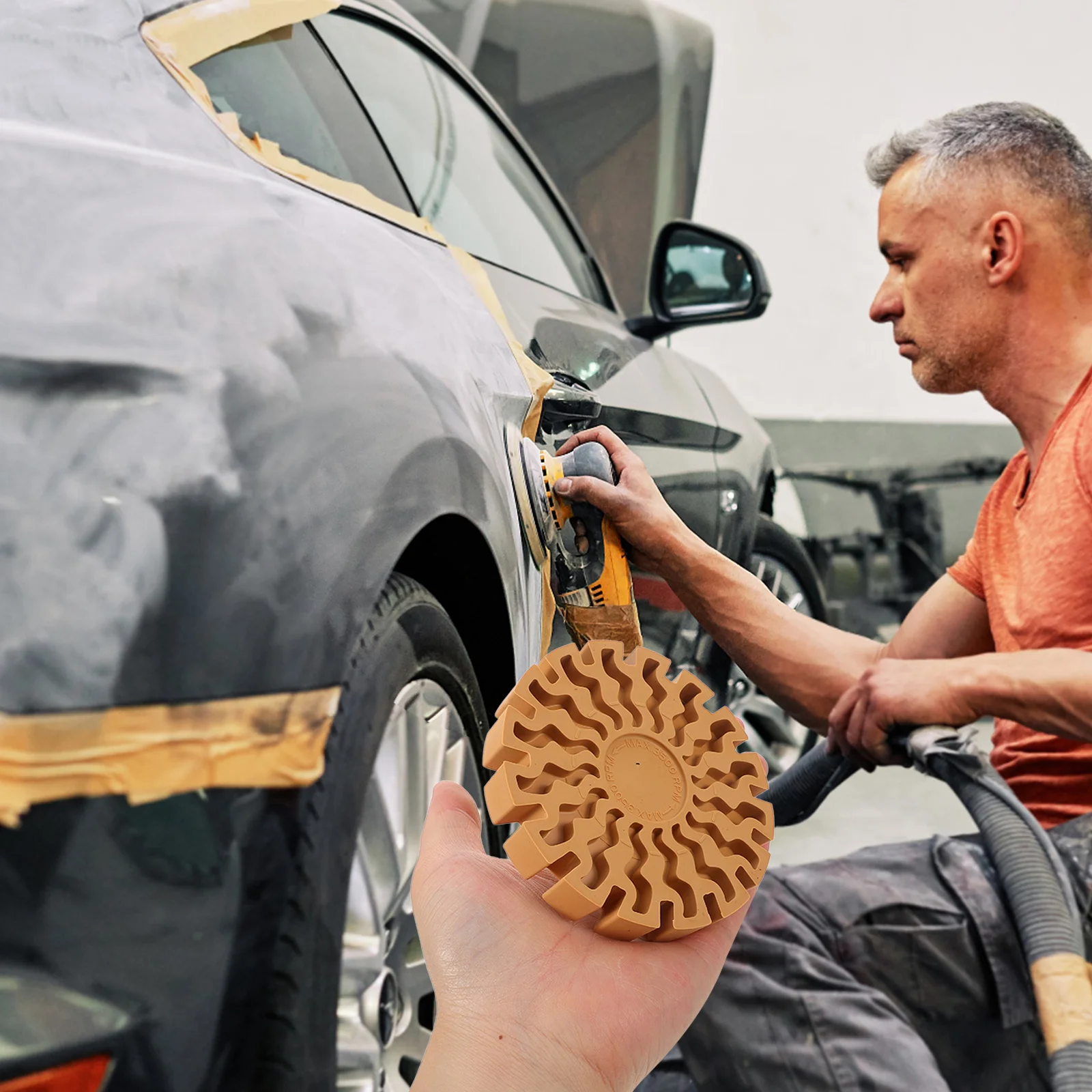 عجلة مزيل اللاصق، ملصق ممحاة لصيانة المنزل، عجلة مزيل الملصقات للاستخدام الصناعي