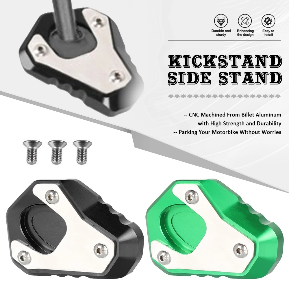 

FOR Kawasaki Versys 1000 Grand Tourer Versys1000 Motorcycle Kickstand Extension Plate Foot Side Stand Enlarger Pad Support Plate