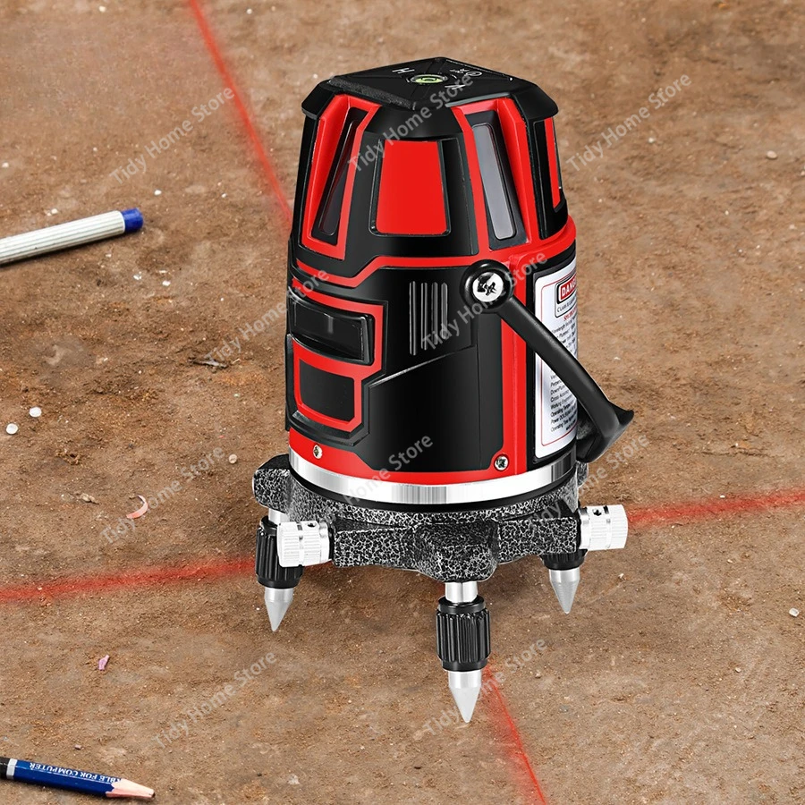 

Высокояркий высокоточный 5-линейный красный лазерный уровень, уровень воды и уличный лазерный проектор