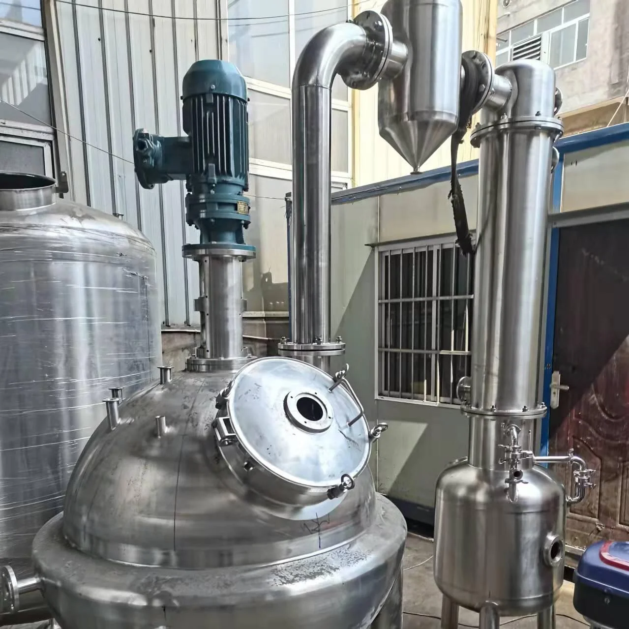 Serbatoio di concentrazione sferica automatico per attrezzature di estrazione in acciaio inossidabile usato per l'ingranaggio del cuscinetto della pompa del motore di distillazione