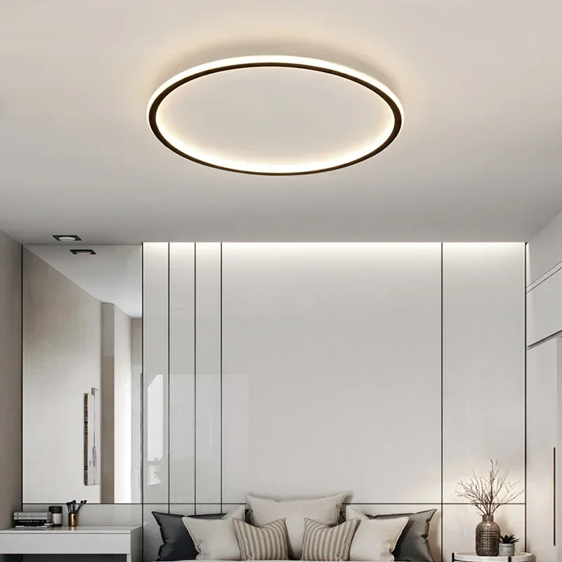 Imagem -03 - Nordic Criativo Branco Led Lâmpada do Teto Sala de Estar Estudo Quarto Lustre Regulável Iluminação Interior Moderna Luminárias Decorativas