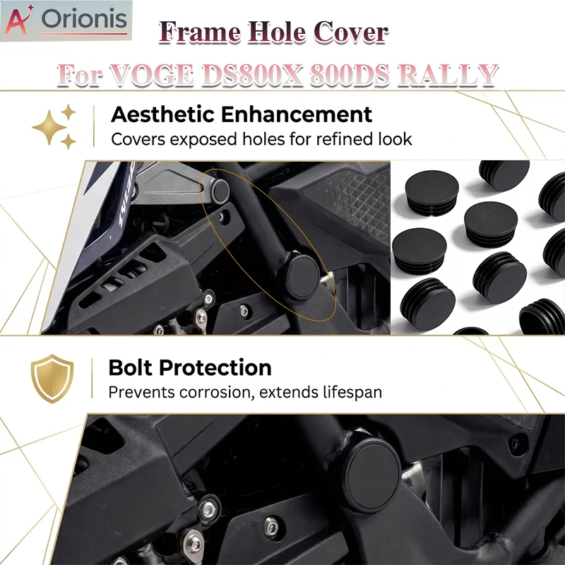 

Заглушки для рамы мотоцикла Voge DS800X 800DS RALLY 800Rally DSX800 800DSX, аксессуары для мотоциклов 800 Rally, заглушки для отверстий в раме